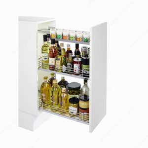 Pull-out spice rack